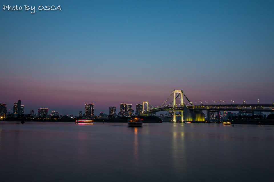 レインボーブリッジの夜景を楽しむ散歩をしよう (1.お台場海浜公園出発編) | OSCA PHOTO WORKS